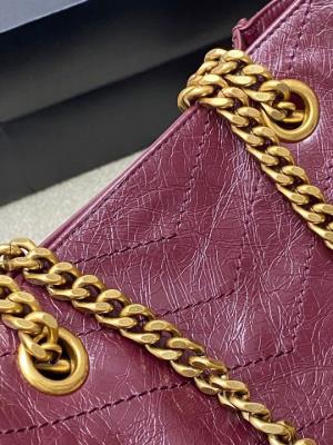 wholesale quality ysl bag 872680 niki date red